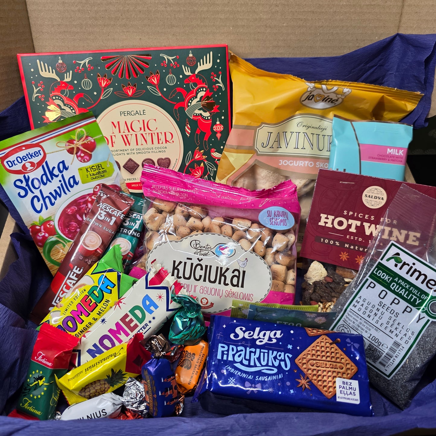 Christmas Snack Box with Chocolates