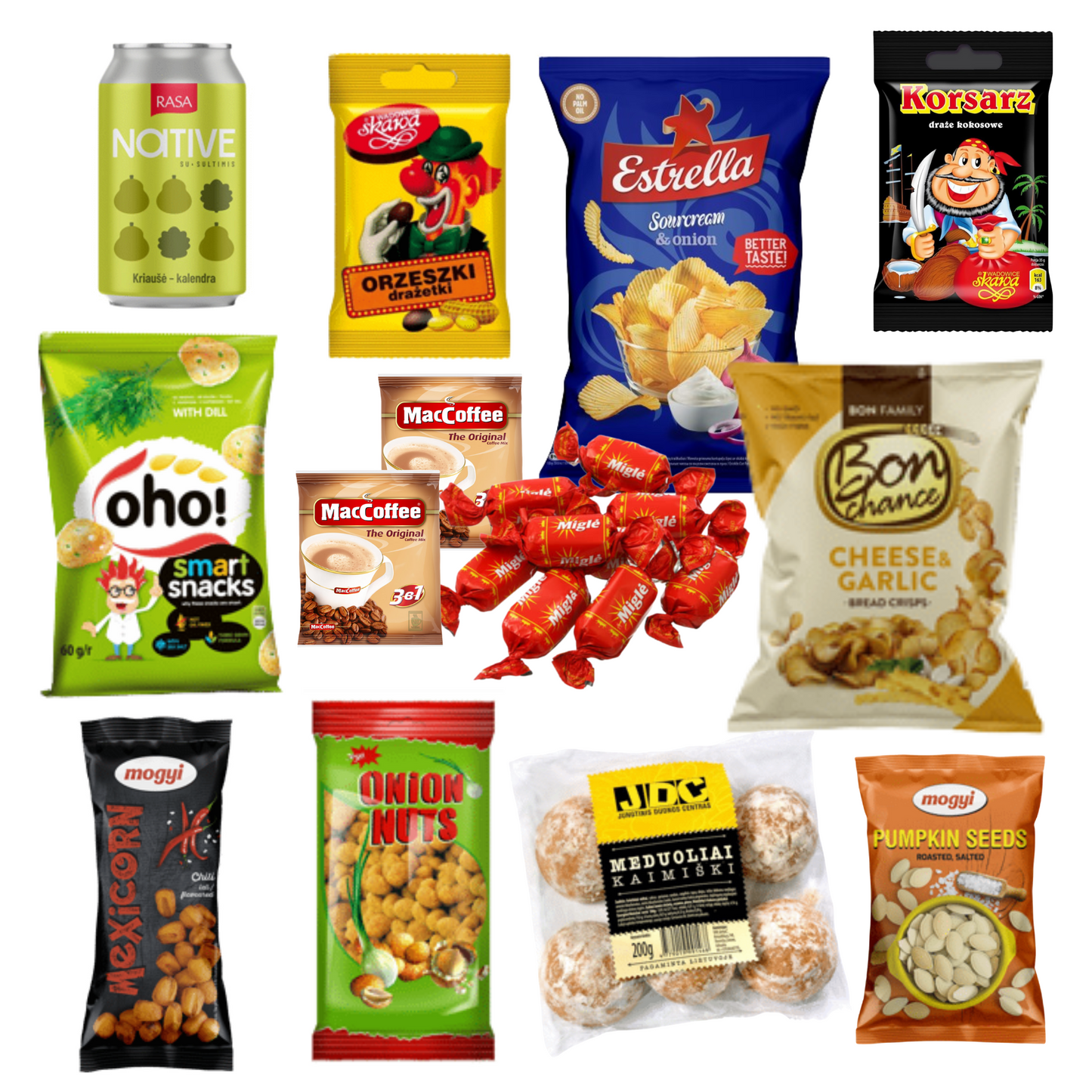 Lithuanian Snack Box 12pcs