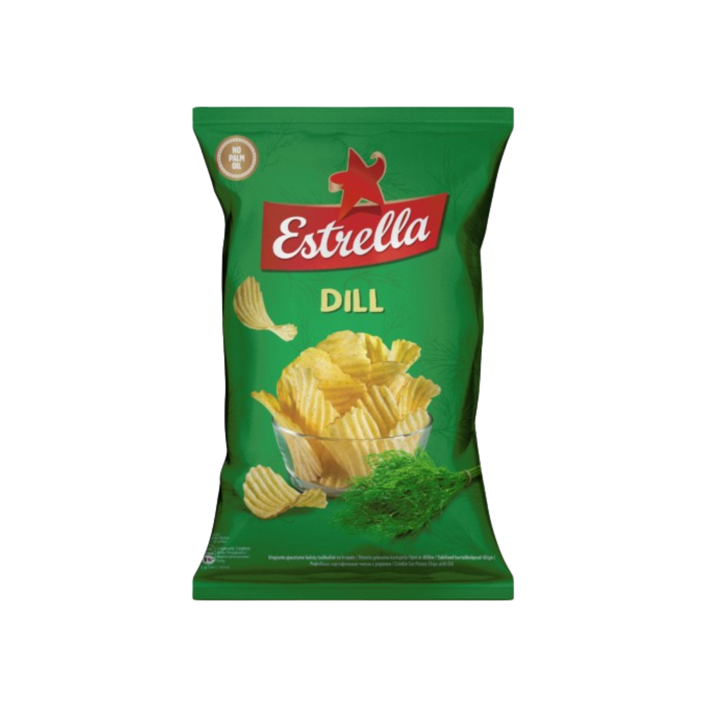 Potato crisps ESTRELLA with Dill, 180g