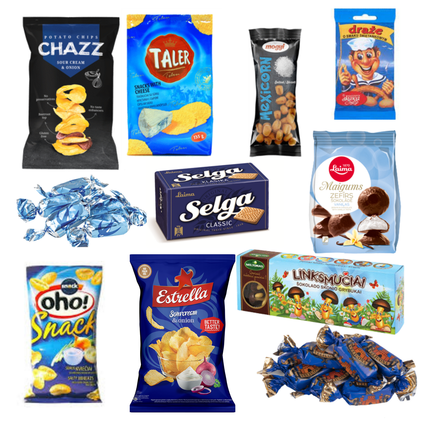 Blue Snack Box 11pcs