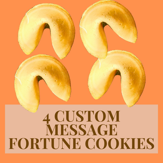 4 Personalised Message Fortune Cookies