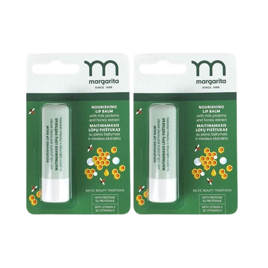 2 x Nourishing Lip Balm with Milk and Honey, 3,7g each
