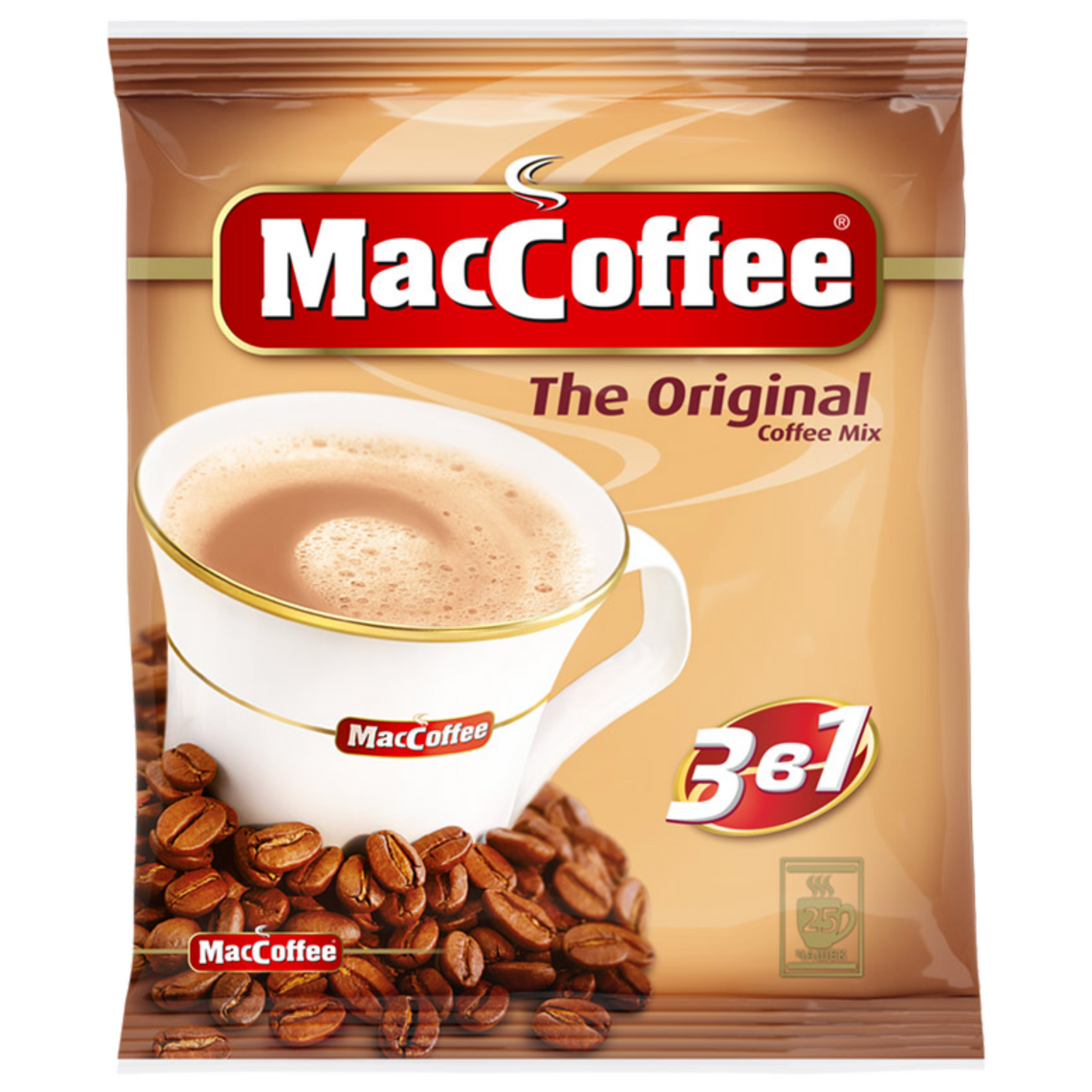 10 Sachets Instant Coffee MacCoffee Original 3in1, 20g