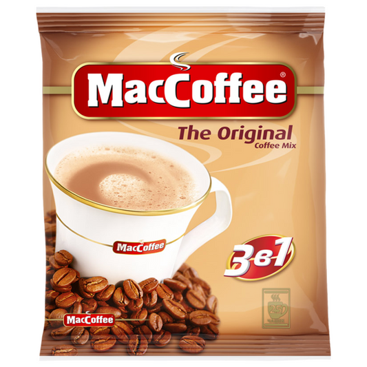 25 Sachets Instant Coffee MacCoffee Original 3in1, 20g