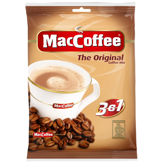 10 Instant Coffee MacCoffee Original 3in1 Sachets, 20g each