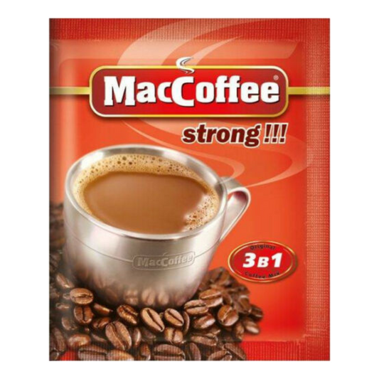 10 Instant Coffee MacCoffee Strong 3in1 Sachets, 20g each