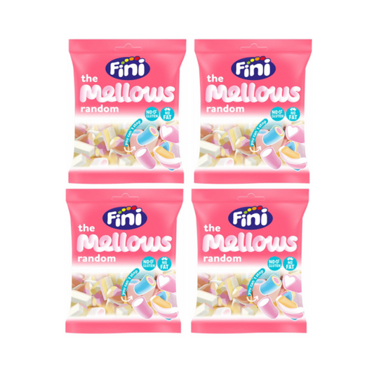 4 x Fini The Mallows Random  Marshmallows, 90 g