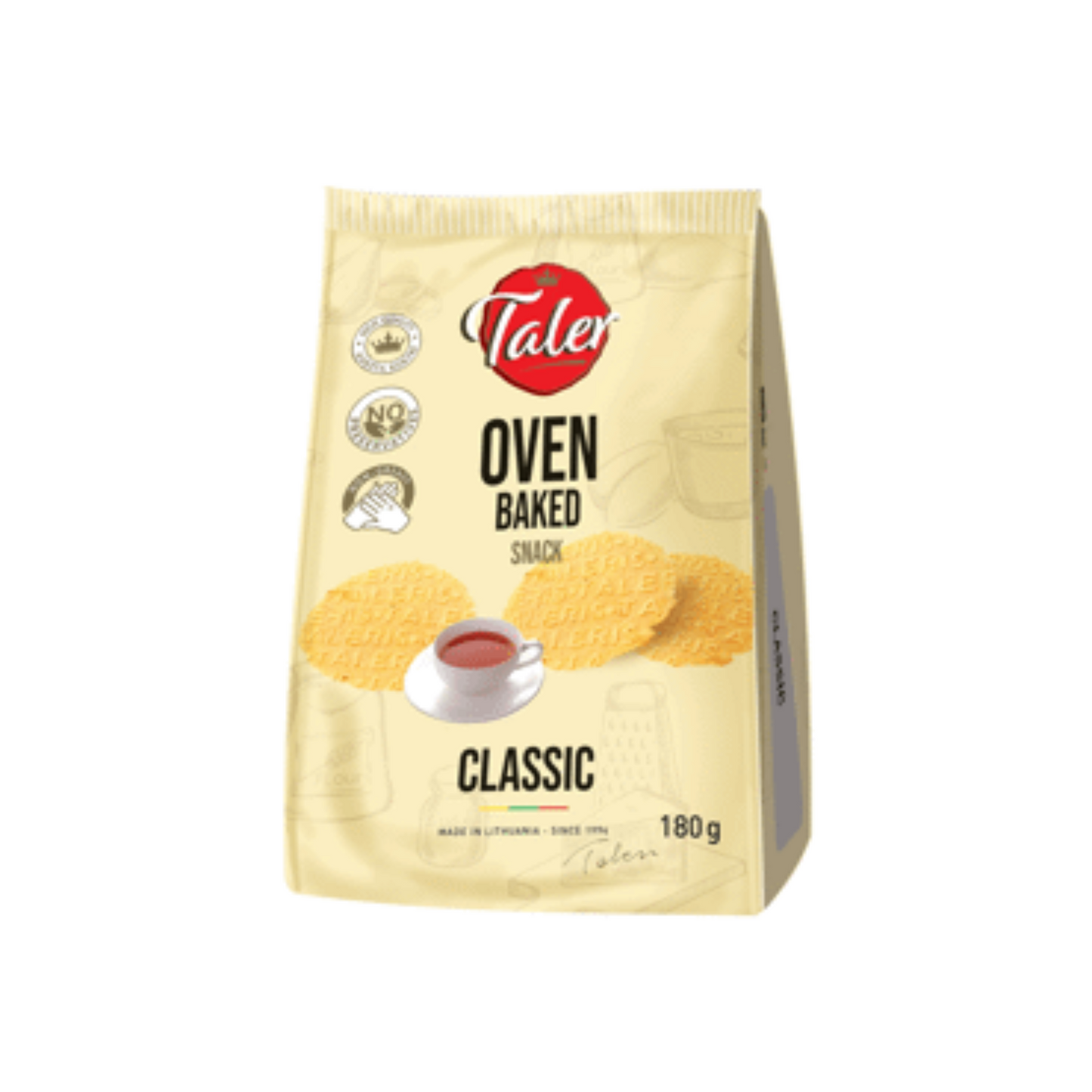 Oven baked waffle chips Taler, 180 g