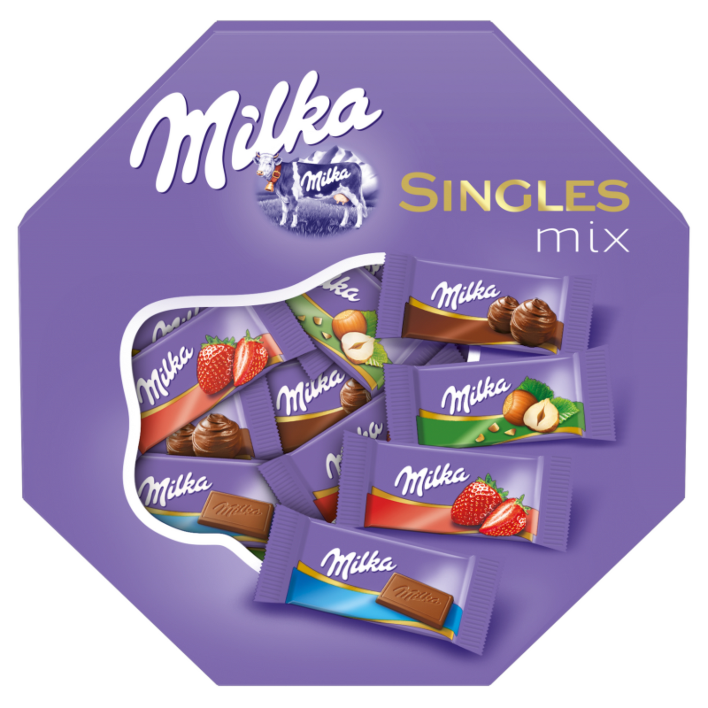 Milka Singles Assorted Mix Mini Chocolate Bars, 138g