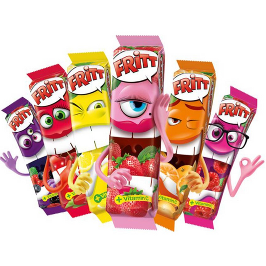 6 x FRITT Chewy Candy Mix, 70g each