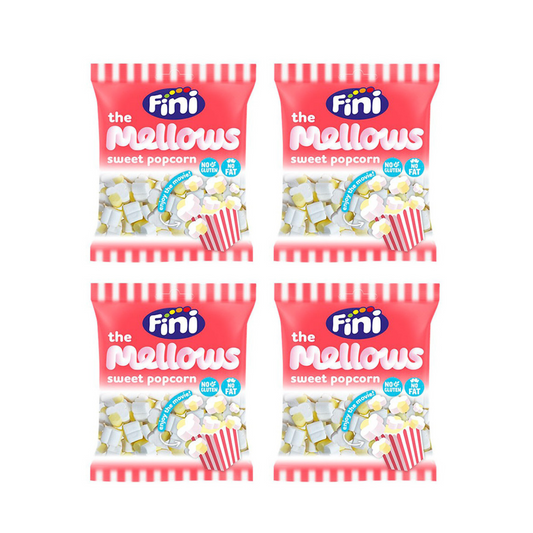 4 x Fini The Mellows Sweet Popcorn, 80g