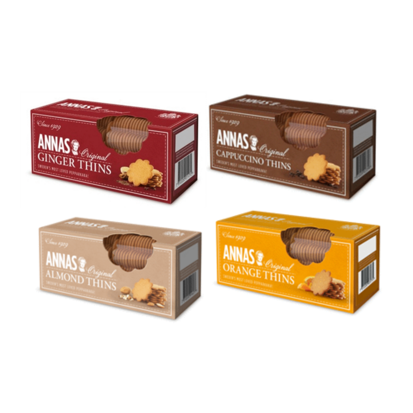 Cookies Anna's Thins, 150g (V)