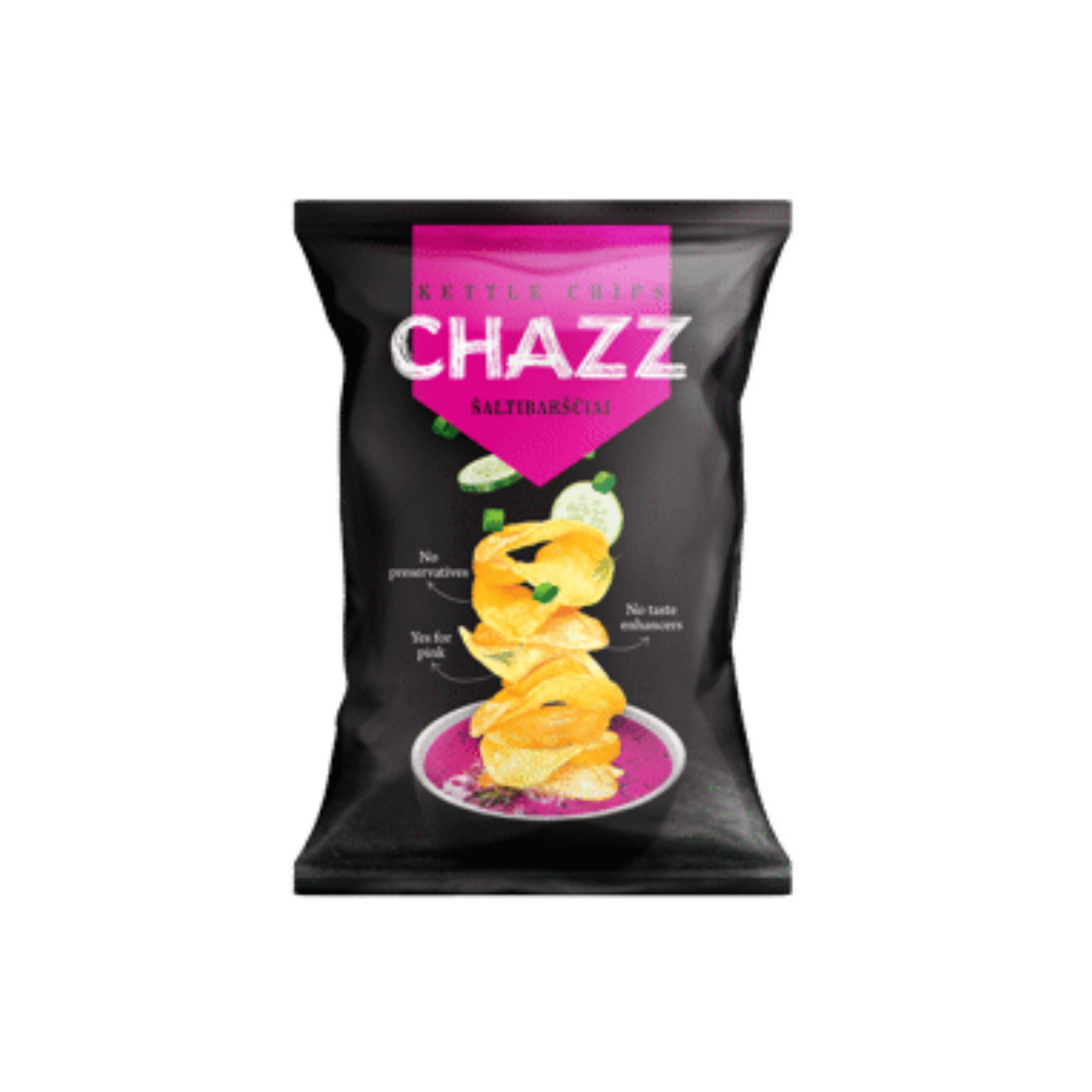 Hand Cooked Crisps Pink Soup flavor, 90g